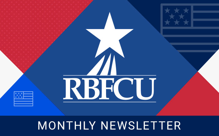 RBFCU monthly newsletter