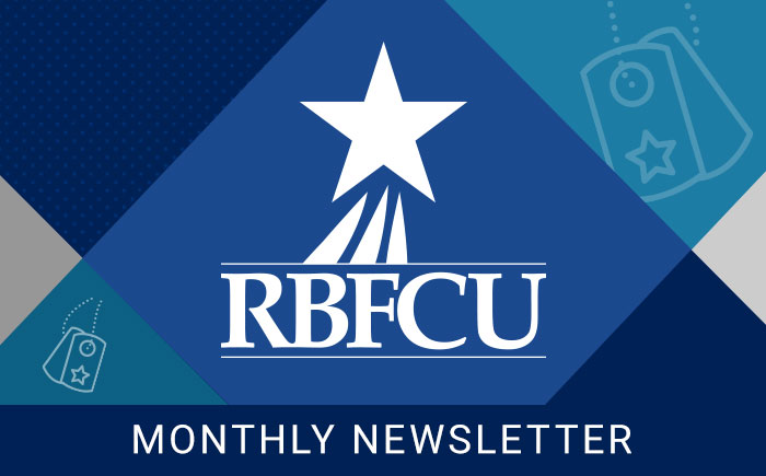 RBFCU monthly newsletter