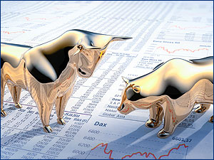 Gold Bull and Bear