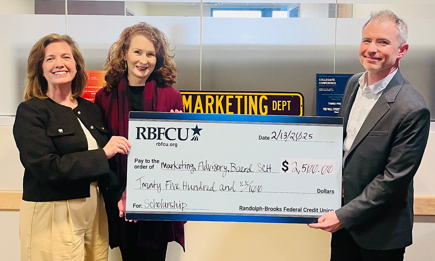 RBFCU Marketing & Business Development SVP Blake Lyons donates to Texas State 2025